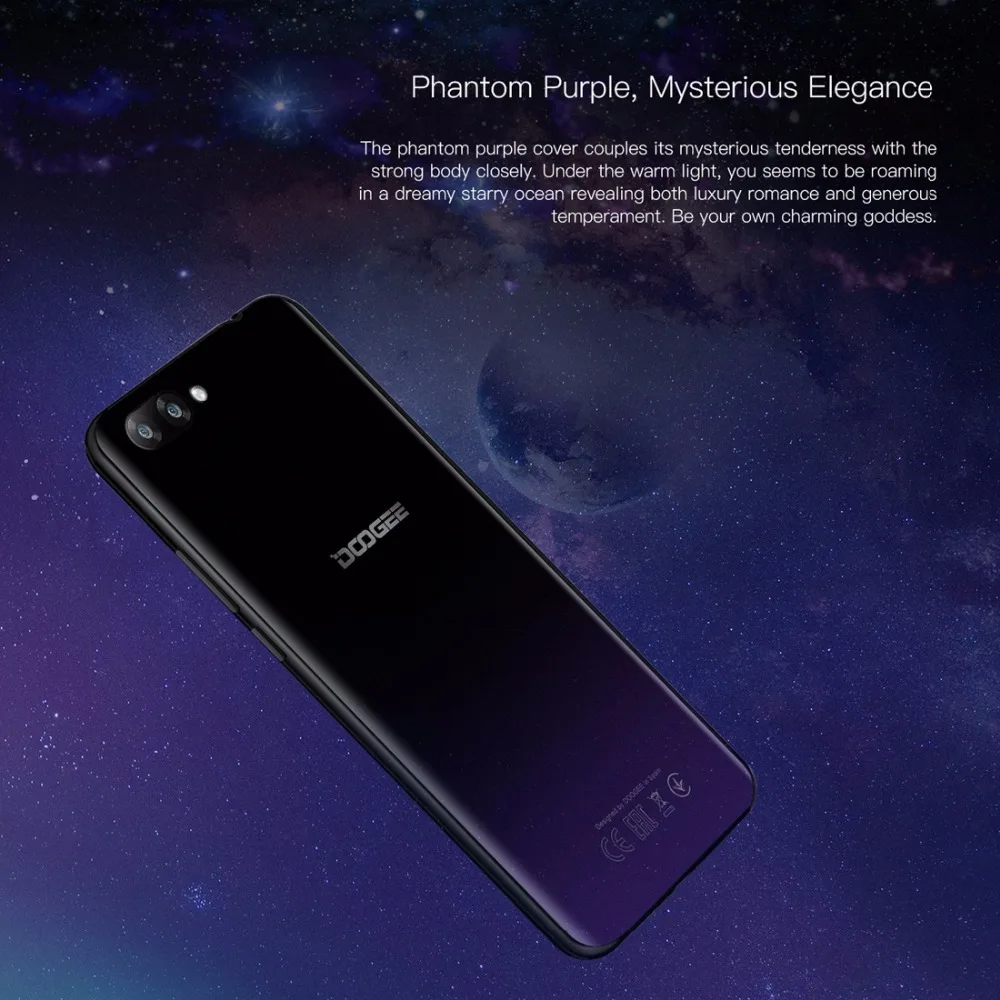 DOOGEE Y7 плюс мобильный телефон 6,18 дюймов 1080*2246 Экран MTK6757 Восьмиядерный 2,5 ГГц 6 ГБ Оперативная память 64 Гб Встроенная память 16.0MP + 13.0MP 5080 мАч ...