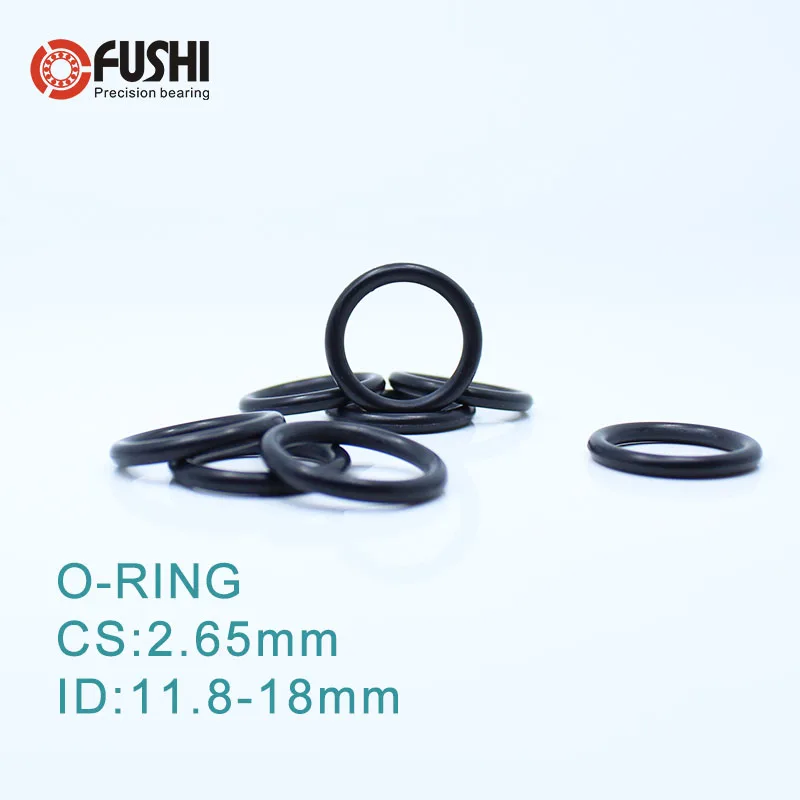 

CS2.65mm EPDM O RING ID 11.8/12.5/13.2/14/15/16*2.65 mm 100PCS O-Ring Gasket Seal Exhaust Mount Rubber Insulator Grommet ORING