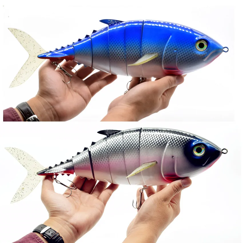

15.7inch/40cm 36oz Swimbait Deep Sea Big Lures Fishing Lure Vivid Tuna Pesca Bait Fishing Tackle Outdoor Sport Hunting