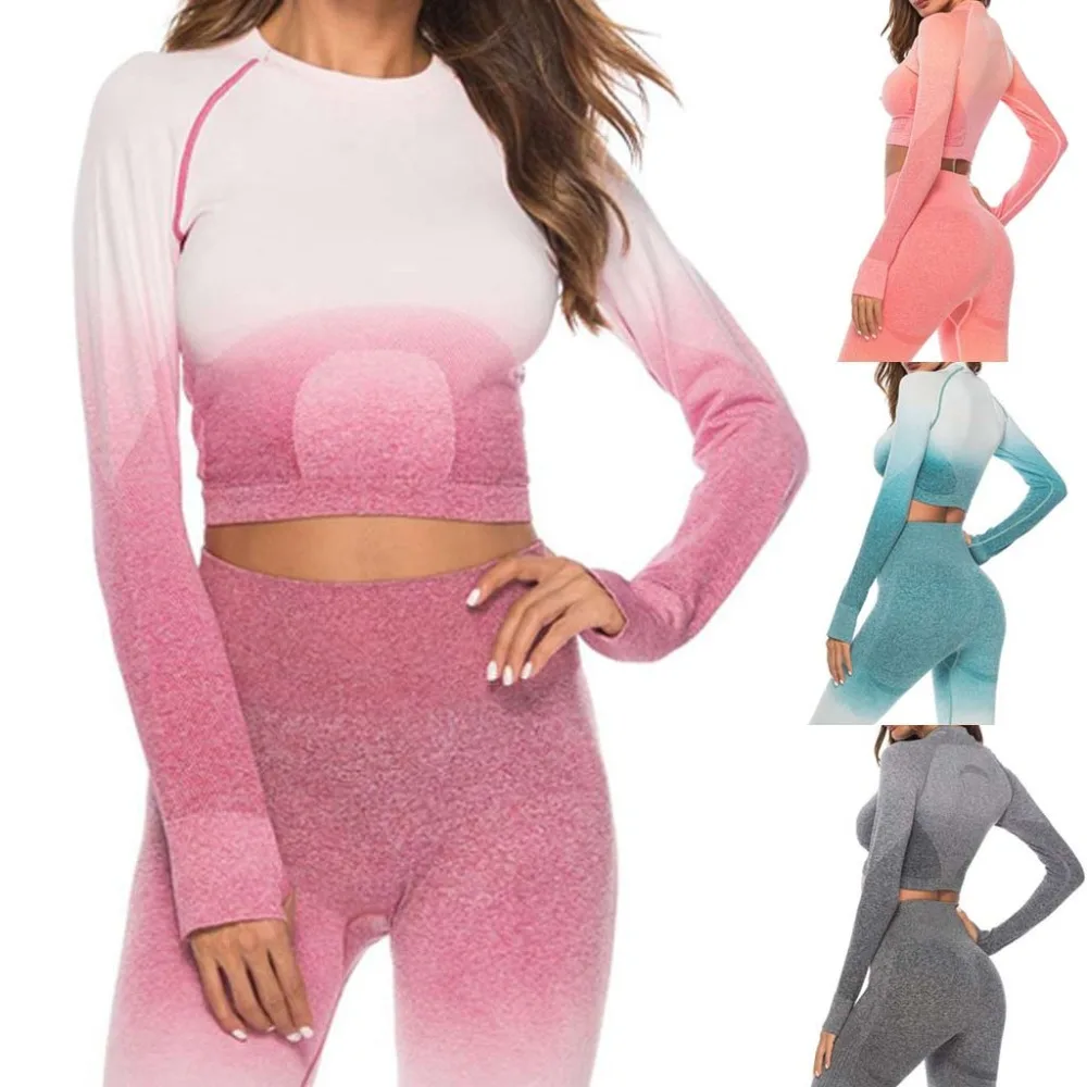 leggings and matching crop top