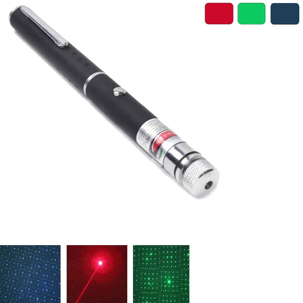 

5mW Red/ blue / Green Laser Pointer Powerful 500M Laser sight Professional Lazer pointer With 2*AAA Battery For Teaching