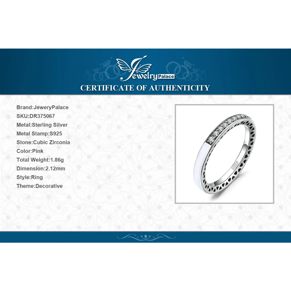 JPalace Channel кольцо, 925 пробы, серебряные кольца для женщин, штабелируемое обручальное кольцо, кольцо вечности, серебро 925, ювелирное изделие, хорошее ювелирное изделие