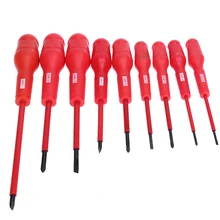 9 en 1 Electricistas Grado Aislado Destornillador Multi-Bit Herramientas de Reparación Destornillador Destornilladores Kit Casero Útil Mano herramientas
