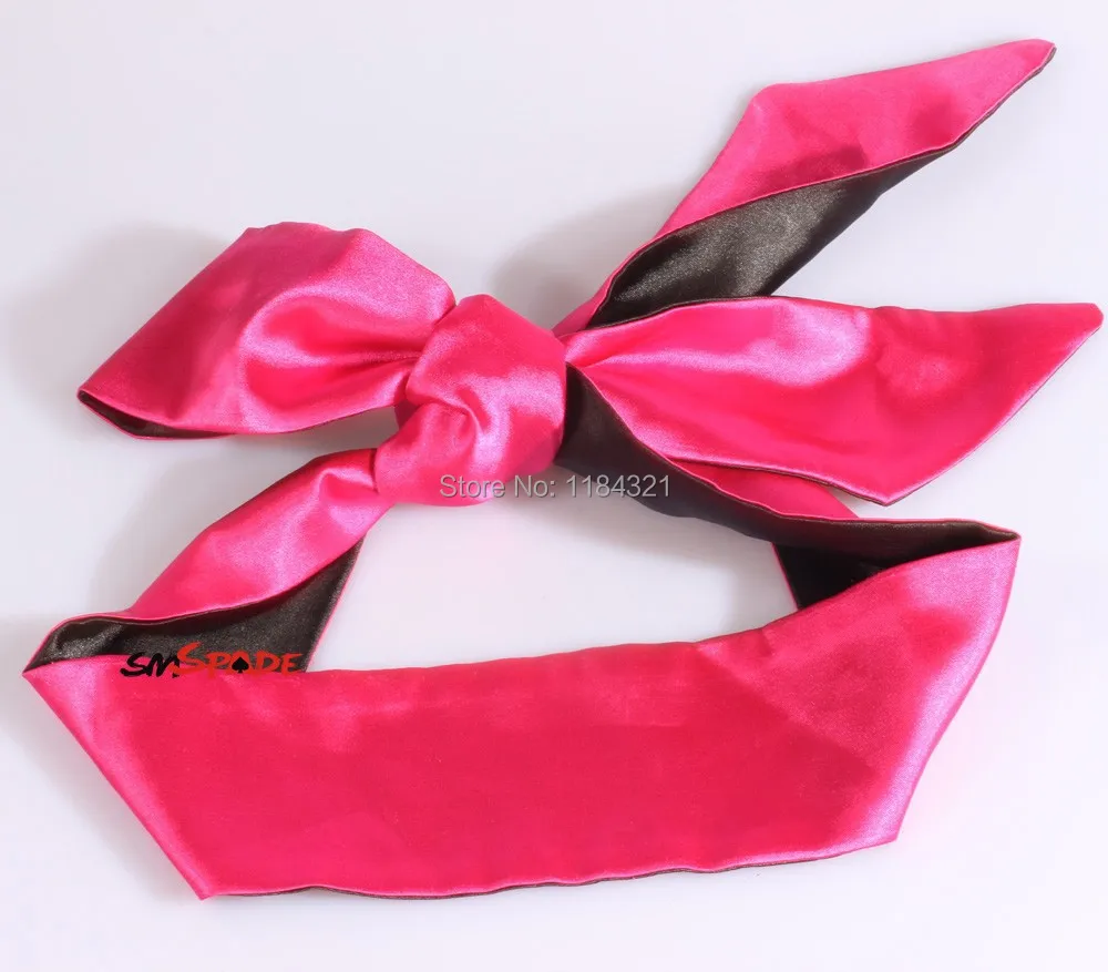 5 Off Pink Satin Patent Satin Blindfold Taste Sex Toys For Couples Fun