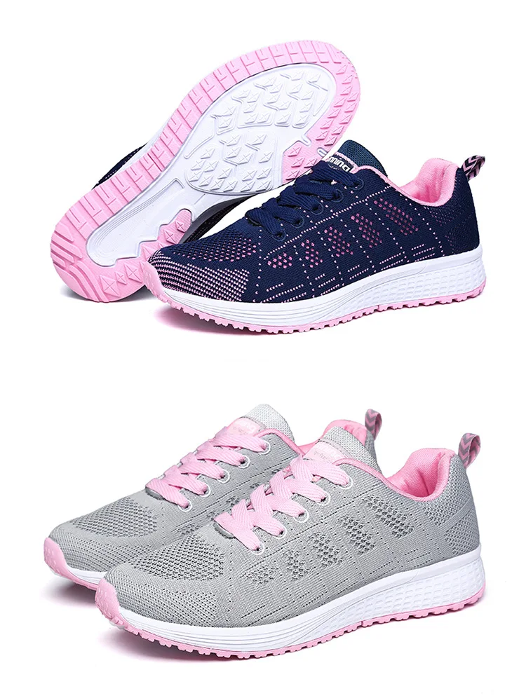 Трендовая спортивная женская обувь с воздушной подушкой, обувь для бега для женщин, мужская обувь, летние женские кроссовки для ходьбы и бега, большой размер 44