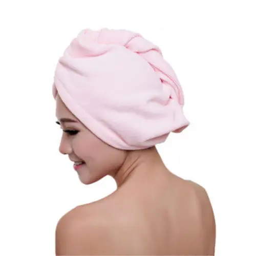 100/% COTTON LARGE QUICK DRY MAGIC HAIR TURBAN TOWEL HAIR WRAP BATH TOWEL CAP HAT