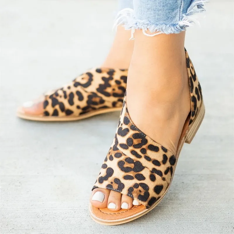 

Oeak Torridity Lady Slip on Footwear Casual Shoes Women Sandals Toe Low Heels Pumps Ladies Sandals