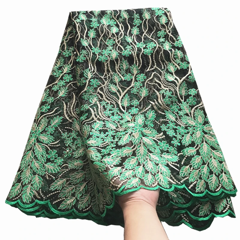 

VIP Link 20 PCS African lace fabric organiz lace fabrics High quality Sepuins embroidery Nigerian french lace fabric for dress