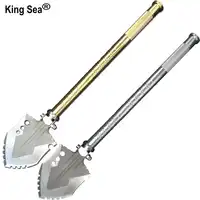 King Sea Military Portable Folding Shovel Survival Spade Trowel Dibble Pick Emergency Garden Camping Outdoor Palaplegable Tool