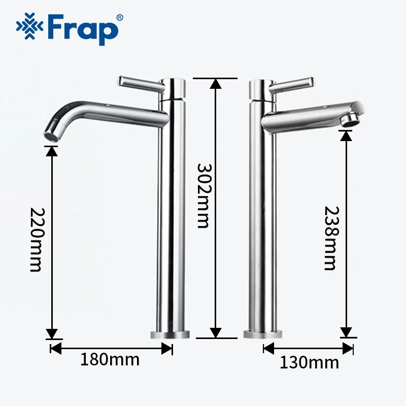 Frap высококачественный кран для раковины, кран для ванной, высокий кран для ванной, смесители для горячей и холодной воды, смеситель для раковины, смеситель для ванной комнаты