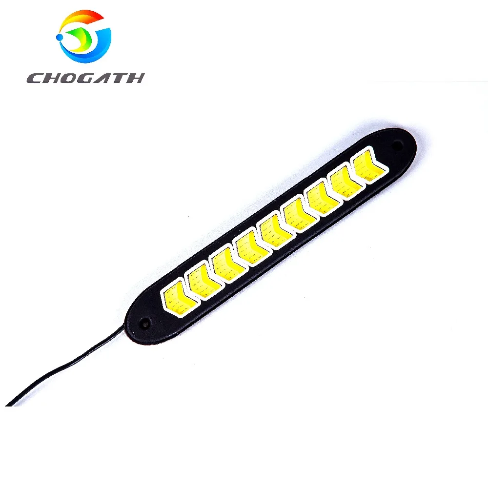 ChoGath(TM) Square 25cm Bendable led Daytime Running light 100