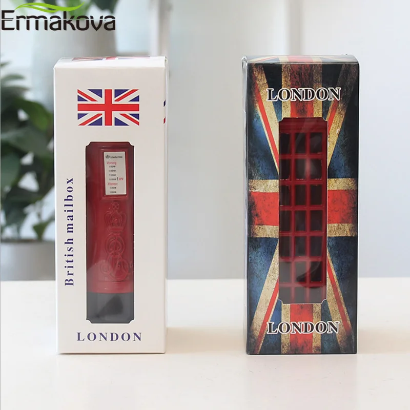 Металлическая лондонская телефонная будка ERMAKOVA почтовый ящик коробка для денег