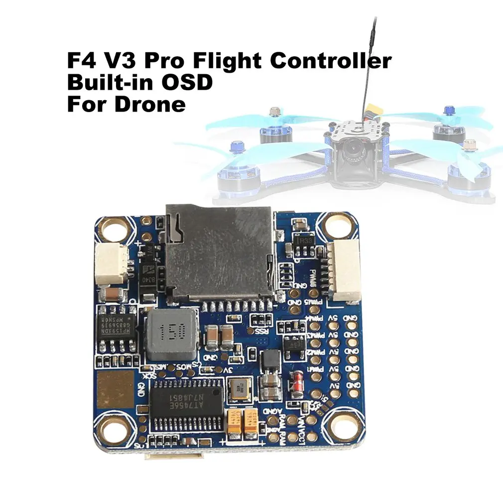 Контроллер полета Betaflight Omnibus STM32F4 F4 Pro V3 встроенный OSD