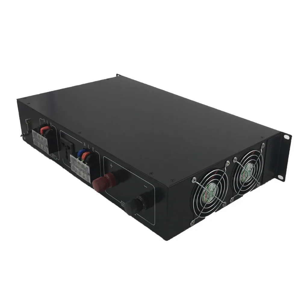 1" Rack Mount Telecom чистая Синусоидальная волна инверторы 1000VA/1 kva 12 V/24 V/48 V to 120 V/220 V bypass