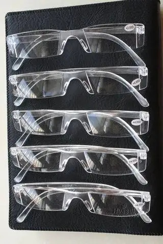 

!![12 pairs]!! of Rectangular clear men women man woman rimless wholesale reading glasses+1.0 +1.5 +2.0 +2.5 +3.0 +3.5+4.0