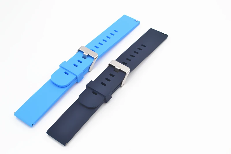 Силиконовые ремешки для часов BUMOVR 18 мм/20 мм/22 мм Motorola Moto 360 2 Gen 46 Samsung Gear R380