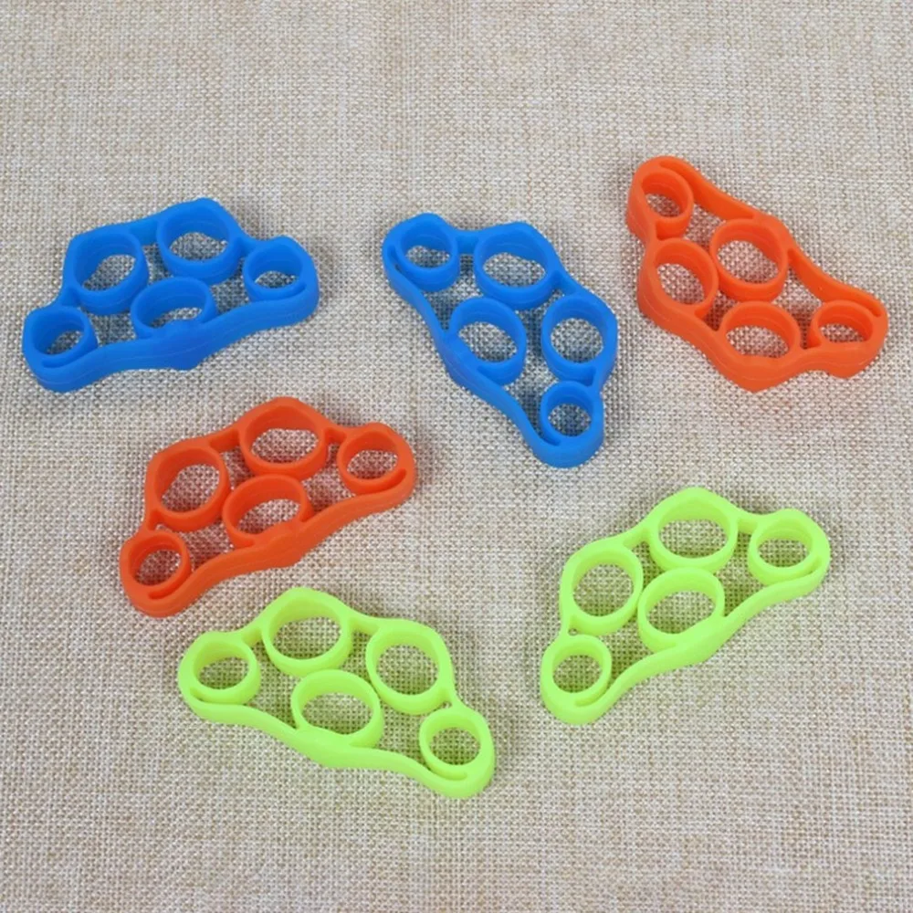 Portable Fitness Hand Finger Trainer Hand Grip Pull Ring Band Hand Strength Exerciser Training Finger Rehabilitation Trainer