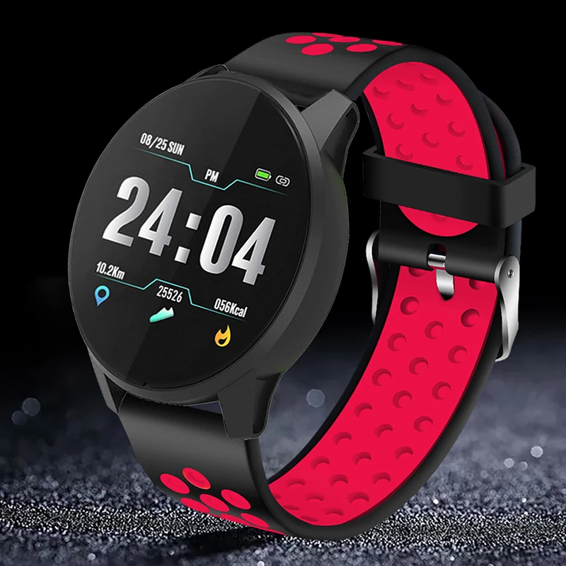 Новые модные часы Smart Watch Для женщин сердечного ритма крови Давление монитор