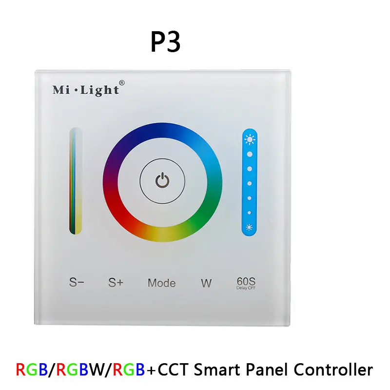 Miboxer P1/P2/P3/T1/T2/T3/T4/B0/B1/B2/B3/B4/B8 яркость/CT/RGB/RGBW/RGB+ CCT светодиодная умная панель светильник с дистанционным управлением - Цвет: P3