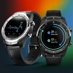 Оригинальные Смарт-часы Ticwatch Pro Bluetooth IP68 водонепроницаемая Поддержка NFC оплаты/Google Assistant износа ОС Google GPS часы