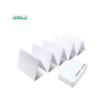 

PVC PLASTIC Blank ID Card Credit Card thin white Available for Card printer