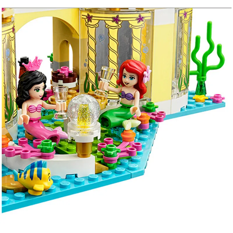 Princess Ariel Castle Bricks Underwater Palace Girl Building Blocks Building Blocks Toys Children Gifts Compatible with Legoings Princess Ariel Castle Bricks Underwater Palace Girl Building Blocks Building Blocks Toys Children Gifts Compatible with Legoings