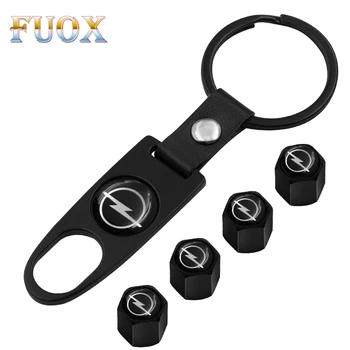 

New Car key rings Tire Valve Caps For Opel Astra H G Corsa Insignia Astra Antara Meriva Zafira Interior Accessories Car Styling