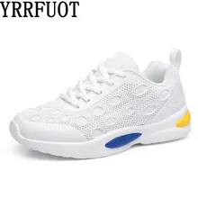 YRRFUOT Fashion Sneakers For Women Breathable Trend Flyknit Woman Comfortable Casual Shoes Zapatillas Hombre Moda Mujer 2019
