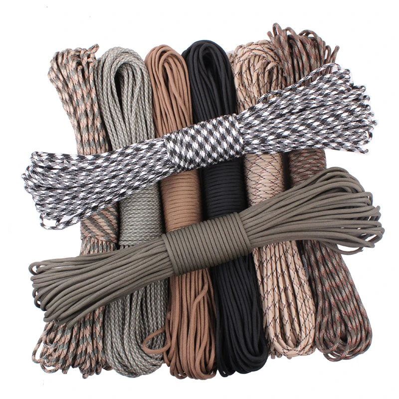 6 Stücke £ 550 Nylonschnur Fallschirm Seil Lanyard für Camping 6 Stücke £ 550 Nylonschnur Fallschirm Seil Lanyard für Camping
