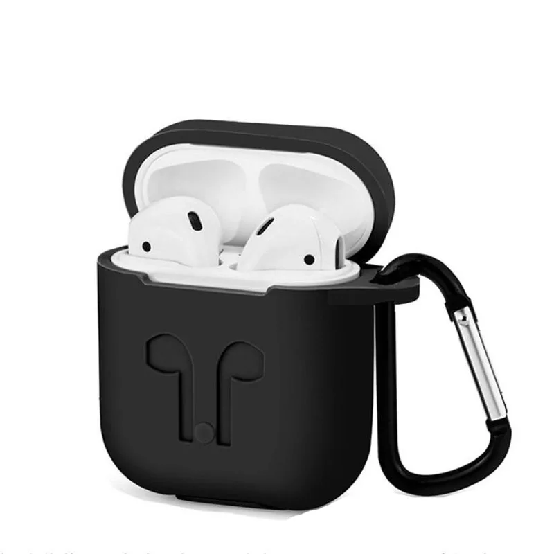 3 в 1 резиновый чехол для Airpods силиконовый зарядное устройство Apple Bluetooth