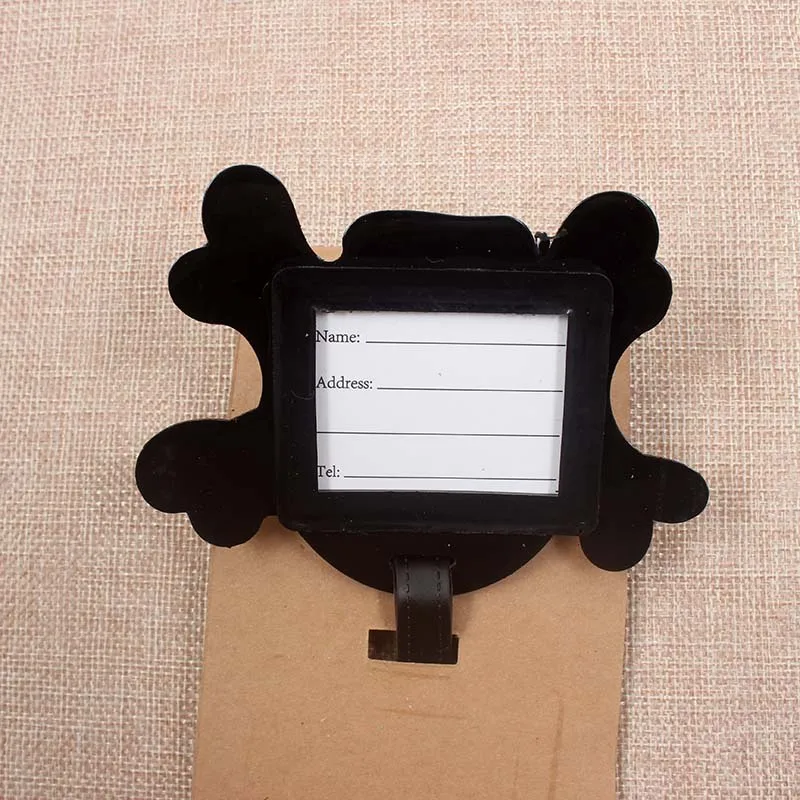 New Cartoon Cute Skull Travel Accessories Luggage Tags Suitcase Cartoon Style Cute Cat Fashion Silicon Portable Travel Label