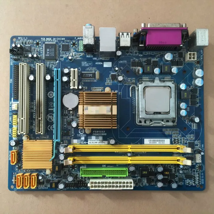 motherboard for gigabyte GA G31M ES2C LGA 775 DDR2 G31M ES2C 4GB