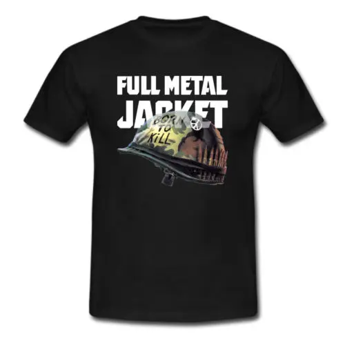 Full Metal Jacket Bullet US Marines Vietnam War T-shirt USA Size
