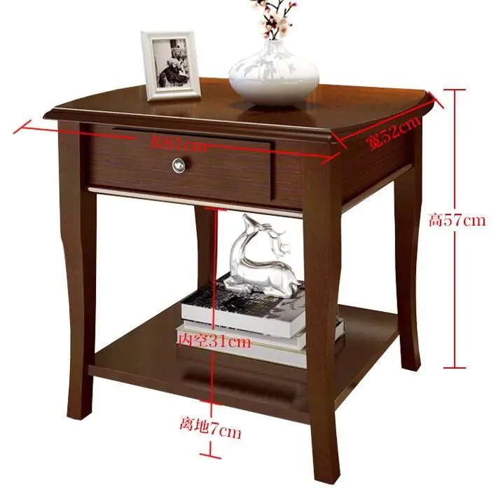 Американский твердый деревянный диван-столик простая гостиная Маленький журнальный столик телефонный стол