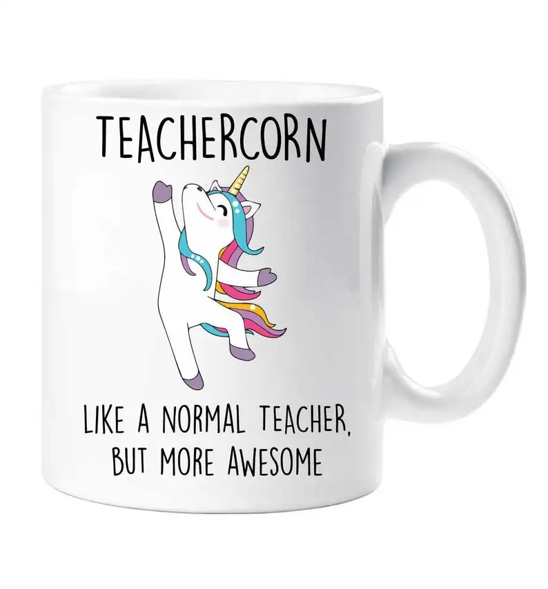 Teacher Coffee Mug Teacher Unicorn Mug Funny Teacher Gift Mug For Teacher 