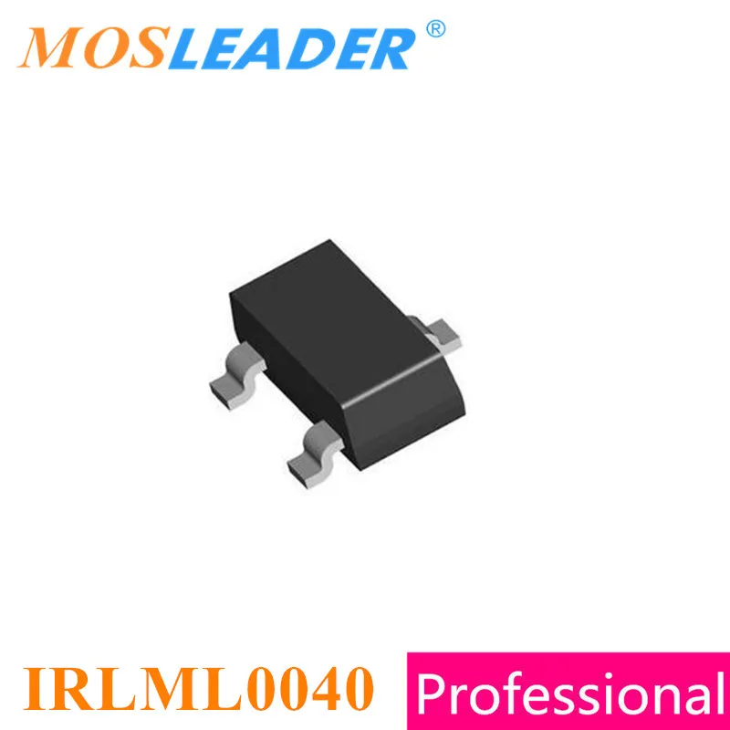 Mosleader IRLML0040 SOT23 3000 шт IRLML0040TRPBF IRLML0040PBF N Channel 20V 30V 40V сделано в Китае высокое