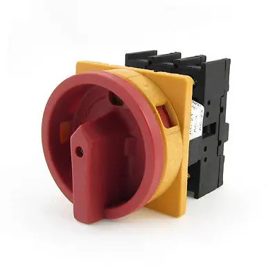 

Rotary Handle On-Off 2 Position Universal Combination Cam Switch AC 380V 32A