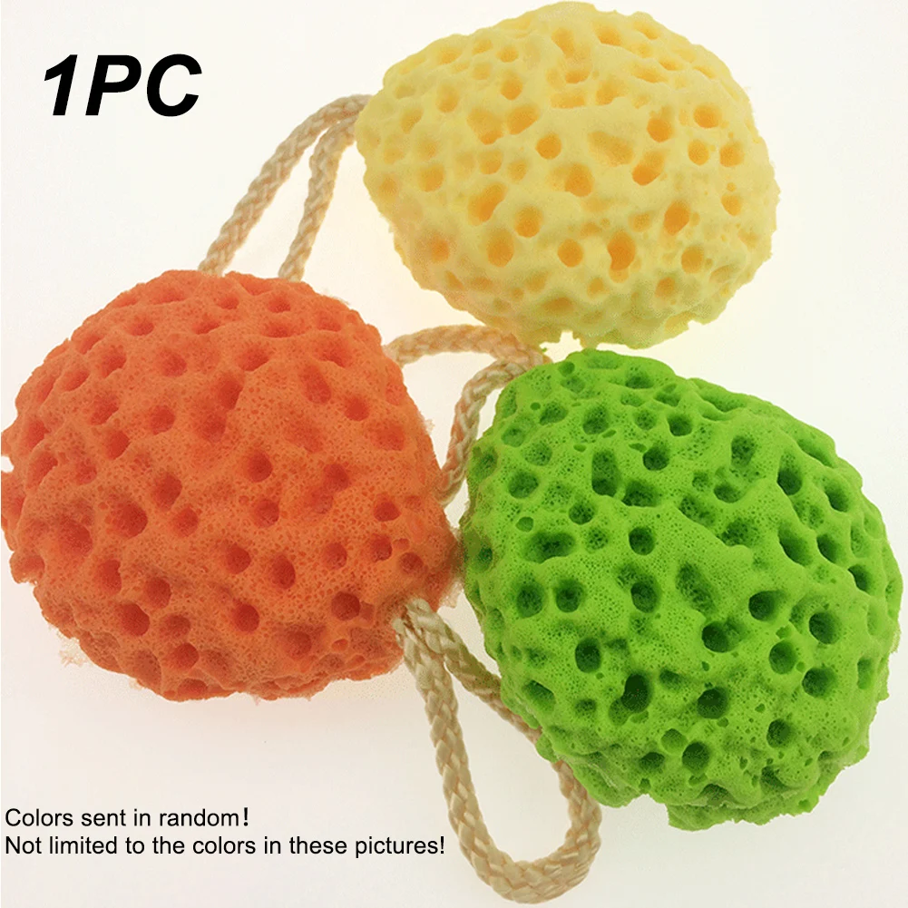 

Spa Bath Sponge Scrubber Exfoliator Massage Random Colors Body Cleaning Wash Shower Bath Ball