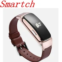 Smartch B3 плюс Bluetooth гарнитура кровяное давление фитнес-трекер умный Браслет для мобильного телефона