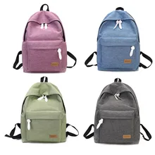 Bookbag Brands Promotion For Promotional On Thinkthendo S Age Canvas Backpack Women Travel Preppy Style School Bag Bookbag Famous Brands