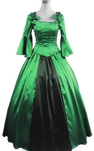 (GT005) Womens Blue Princess Dress Gothic Lolita Dress Halloween Costumes Cosplay Costume Gothic Lolita Dress Customized