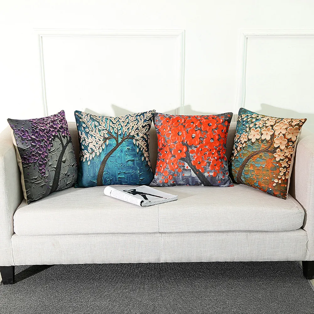 Online Get Cheap Sofa Pillows Large -Aliexpress.com Alibaba Group Home Car Bed Sofa Vintage Decorative Painting large trees Pillow Case Cushion Cover Print Car Home - Online Get Cheap Sofa Pillows Large -Aliexpress.com Alibaba Group