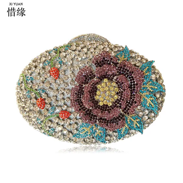 XIYUAN BRAND New designer luxury crystal blue clutch women party bags Bling pochette ladies royal blue evening bag Dinner bag XIYUAN BRAND New designer luxury crystal blue clutch women party bags Bling pochette ladies royal blue evening bag Dinner bag