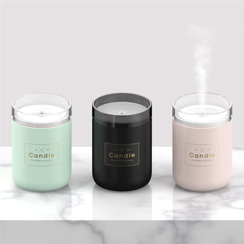 2Pcs BOMEINENG 280ML Ultrasonic Air Humidifier Aroma Essential Oil Diffuser for Home Car USB Mist Maker with LED Night Lamp 2Pcs BOMEINENG 280ML Ultrasonic Air Humidifier Aroma Essential Oil Diffuser for Home Car USB Mist Maker with LED Night Lamp