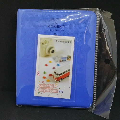 Фоторамки для Fujifilm Instax Mini пленка 8 альбом для фотоаппарата Instax Fotografia для Polaroid мгновенный фотоальбом чехол - Цвет: Blue