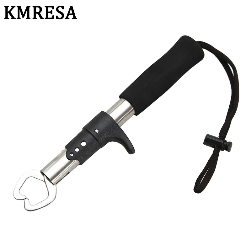 

Control Fish Clamp Device Lures Stainless Steel Fishing Lip Grip Holder Grabber Pliers with Weight Scale Ruler Tool Tackle