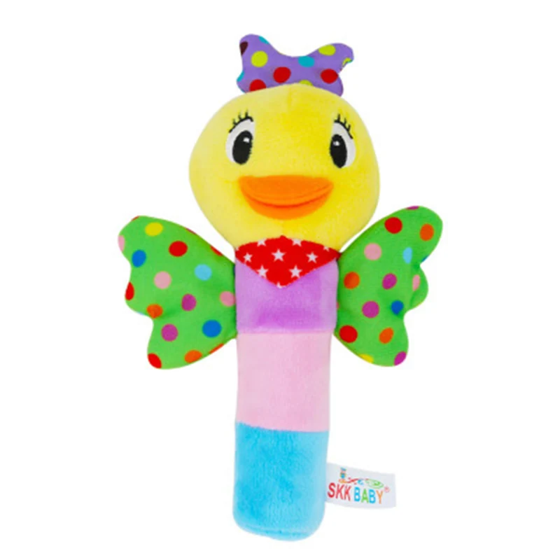 Baby Fun Early Education Toys Grasping Stuffed Plush Bed/Stroller Hanging Toy Kawaii Baby Infant Toy Gifts