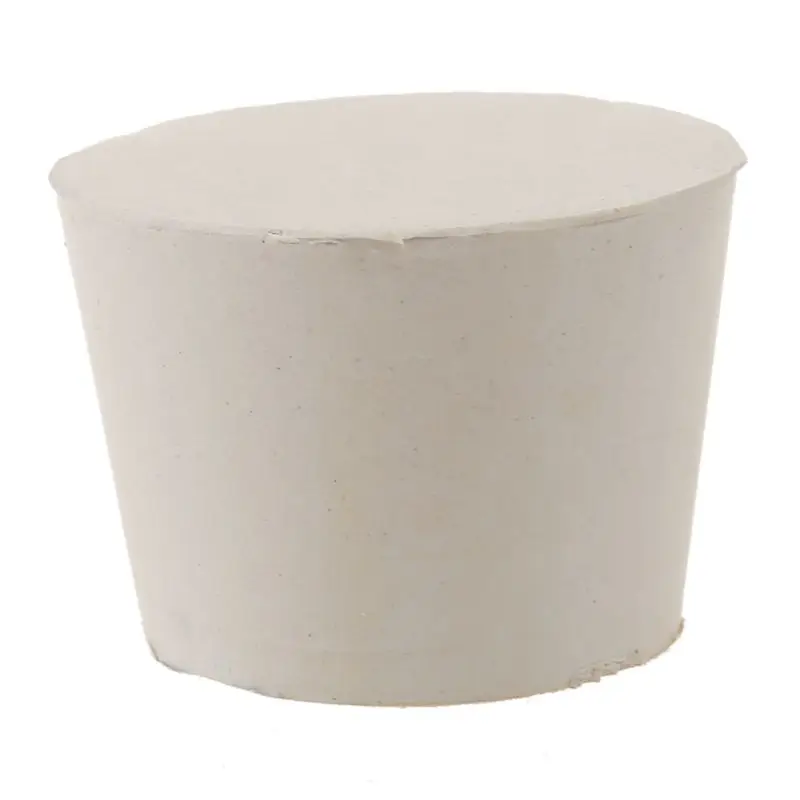 

New Rubber Stopper Bungs Laboratory Solid Hole Stop Push-In Sealing Plug 8# 32*42mm