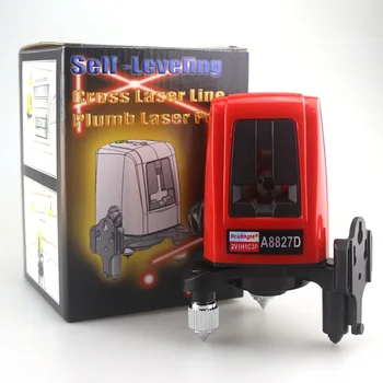 

ACUANGLE A8827D Portable Laser Level 3 Lines 3 points 360degree Self-leveling Cross Laser Levels Red Line Automatic Leveling