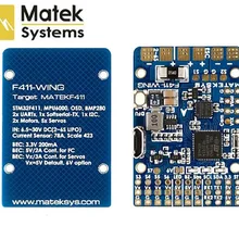 Matek Systems F411-WING STM32F411 полета Управление; Управление с inavosd MPU6000 BMP280 Поддержка Fly крыло с неподвижным крылом RC самолет